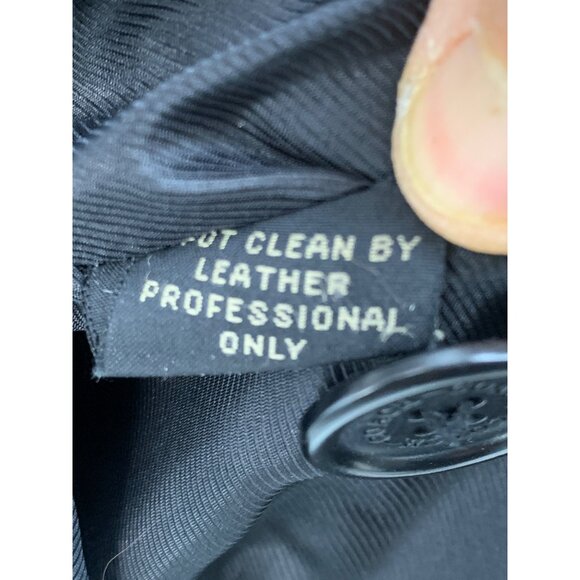 Coach Black Leather Jacket - Picture 10 of 11